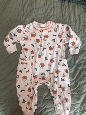 Deadstock Vintage 90s All Mine Halloween Romper size 12 months 100% cotton